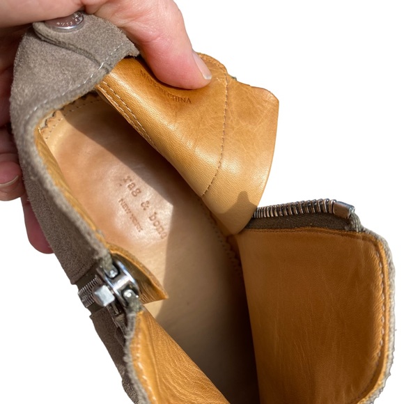 Rag and Bone tan suede bootie 7.5 - Picture 4 of 5